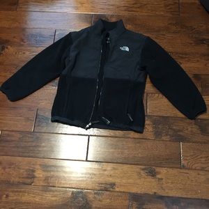 Girls black, medium sized North Face Jacket.